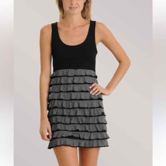 Xhilaration Black Top with Sequin Detail - Picture 1 of 6